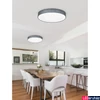 Kép 3/4 - TRIO LUGANO mennyezeti lámpa, szürke, 3000K melegfehér, beépített LED, 2200 lm, TRIO-621912411