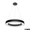Kép 1/2 - Viokef APOLLO 1 ágú függeszték, integrált foglalattal, fekete, 3000K melegfehér, beépített LED , 2090 lm, VIO-4214001