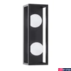 Kép 1/3 - Zuma Line Piro fali lámpa, fekete, G9, 2x13W, 1500 lm, ZU-MB3115-2-3BT