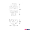 Kép 2/2 - Zuma Line Constantinople fali lámpa, arany, G9, 2x28W, ZU-W0567-02D-B57G