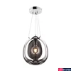 Kép 2/4 - Zuma Line Moon 1 ágú függeszték, króm, E27, 1x42W, ZU-P19066B-D30