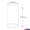 Kép 2/2 - Zuma Line Tuba mennyezeti lámpa, fehér, GU10, 1x35W, ZU-92679-N