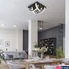 Kép 3/4 - Zuma Line Tula LED mennyezeti lámpa, fekete, 3000K melegfehér, Beépített LED, 1x23W, 2700 lm, ZU-MX3274-4-3BCT