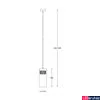 Kép 4/4 - Zuma Line Gem 1 ágú függeszték, fekete, G9, 1x28W, ZU-P0389-01D-P7AC