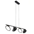 Azzardo Clamor többágú függeszték, fekete, Beépített LED, 1x40W, 2800 lm, AZ-2696