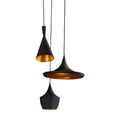 Azzardo Mix többágú függeszték, fekete, E27, 3x42W, AZ-1338
