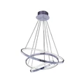 Azzardo Wheel többágú függeszték, króm, 3000K melegfehér, beépített LED, 80W, 4800 lm, AZ-2989