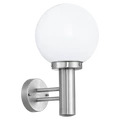 Eglo 30205 Nisia kültéri fali lámpa, rozsdamentes acél (inox), E27 foglalattal, max. 1x60W, IP44