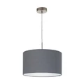 Eglo 31573 Pasteri 1 ágú függeszték, szürke, E27 foglalattal, max. 1x60W, IP20