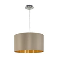 Eglo 31602 Maserlo 1 ágú függeszték, szürke, E27 foglalattal, max. 1x60W, IP20