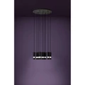 Eglo 39708 Bernabeta több ágú függeszték, 10 db lámpafejjel, kör forma, buborék díszítéssel, fekete, GU10 foglalattal, max. 10x5W, IP20