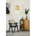 Eglo 43113 Kirkcolm 1 ágú függeszték, natúr fonott burával, fa, E27 foglalattal, max. 1x60W, IP20