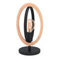 Eglo 43464 Basildon asztali lámpa, fa, E27 foglalattal, max. 1x40W, IP20