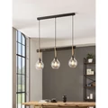 Eglo 43618 Roding több ágú függeszték, kötél díszítéssel, üveg, E27 foglalattal, max. 3x40W, IP20