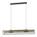 Eglo 43788 Nohales függeszték, fekete, E27 foglalattal, max. 4x40W, IP20