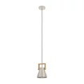 Eglo 43951 Cawton 1 ágú függeszték, ezüst, E27 foglalattal, max. 1x40W, IP20