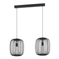 Eglo 43966 Rinroe függeszték, fekete, E27 foglalattal, max. 2x40W, IP20