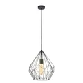 Eglo 49257 Carlton 1 ágú függeszték, fekete, E27 foglalattal, max. 1x60W, IP20
