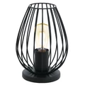 Eglo 49481 Newtown asztali lámpa, fekete, E27 foglalattal, max. 1x60W, IP20