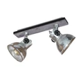 Eglo 49649 Barnstaple spotlámpa, antikolt, E27 foglalattal, max. 2x40W, IP20