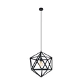 Eglo 49762 Embleton 1 ágú függeszték, fekete, E27 foglalattal, max. 1x60W, IP20