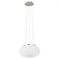 Eglo 86813 Optica 1 ágú függeszték, nikkel, E27 foglalattal, max. 2x60W, IP20