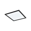 Eglo 900051 Salobrena-Z LED panel, 45 x 45cm, fekete, szögletes, 2390 lm, 2700K-6500K szabályozható, beépített LED, 21,4W, IP20, 450x450 mm
