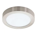 Eglo 900114 Fueva-Z LED panel, falon kívüli, 21cm átmérő, nikkel, kör, 2100 lm, 2700K-6500K szabályozható, beépített LED, 16,5W, IP44, 210mm átmérő