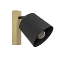 Eglo 900434 Cotorro fali lámpa, fekete, E27 foglalattal, max. 1x25W, IP20