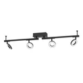 Eglo 900516 Cardillio 2 mennyezeti lámpa, fekete, 1600;720 lm, 3000K melegfehér, beépített LED, 4x3,2W+2x3,3W, IP20