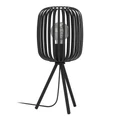 Eglo 900519 Romazzina asztali lámpa, fekete, E27 foglalattal, max. 1x40W, IP20