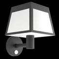 Eglo 901073 Altilia kültéri fali lámpa, szolár + mozgásérzékelő, fekete, 800 lm, 3000K melegfehér, SOLAR-beépített LED, 7,5W, IP44