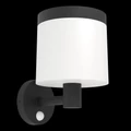 Eglo 901076 Pantete kültéri fali lámpa, szolár + mozgásérzékelő, fekete, 790 lm, 3000K melegfehér, SOLAR-beépített LED, 7,5W, IP44