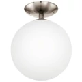 Eglo 91589 Rondo mennyezeti lámpa, nikkel, E27 foglalattal, max. 1x60W, IP20