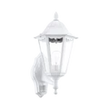 Eglo 93447 Navedo kültéri fali lámpa, fehér, E27 foglalattal, max. 1x60W, IP44