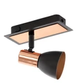 Eglo 94584 Barnham spotlámpa, fekete, GU10 foglalattal, max. 1x3W, IP20