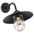 Eglo 94792 Melgoa kültéri fali lámpa, fekete, E27 foglalattal, max. 1x60W, IP44
