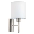 Eglo 94924 Pasteri fali lámpa, fehér, E27 foglalattal, max. 1x60W, IP20