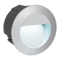 Eglo 95233 Zimba-LED kültéri oldalfalba építhető lámpa, ezüst, 320 lm, 4000K természetes fehér, beépített LED, 2,5W, IP65