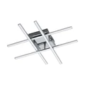 Eglo 95568 Lasana 1 fali/mennyezeti lámpa, króm, 2960 lm, 3000K melegfehér, beépített LED, 4x5,25W, IP20
