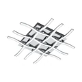 Eglo 95569 Lasana 1 fali/mennyezeti lámpa, króm, 4980 lm, 3000K melegfehér, beépített LED, 6x6W, IP20