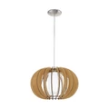 Eglo 95598 Stellato 1 1 ágú függeszték, fa, E27 foglalattal, max. 1x60W, IP20