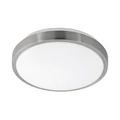 Eglo 96032 Competa 1 fali/mennyezeti lámpa, nikkel, 2000 lm, 3000K melegfehér, beépített LED, 18W, IP20