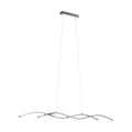 Eglo 96104 Lasana 2 1 ágú függeszték, króm, 2600 lm, 3000K melegfehér, beépített LED, 2x12W, IP20