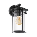 Eglo 96239 Valdeo kültéri fali lámpa, fekete, E27 foglalattal, max. 1x60W, IP44