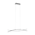 Eglo 96331 Nevado 1 ágú függeszték, króm, 3000 lm, 3000K melegfehér, beépített LED, 3x9W, IP20