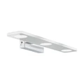 Eglo 96937 Cabus fürdőszobai fali lámpa, króm, 1260 lm, 3000K melegfehér, beépített LED, 3x4,5W, IP44