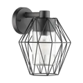 Eglo 97226 Canove kültéri fali lámpa, fekete, E27 foglalattal, max. 1x60W, IP55