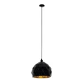 Eglo 97845 Roccaforte 1 ágú függeszték, fekete, E27 foglalattal, max. 1x60W, IP20