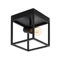 Eglo 98331 Silentina mennyezeti lámpa, fekete, E27 foglalattal, max. 1x40W, IP20